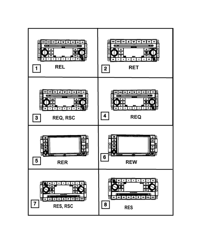 5064924AG - : Mw/FM/6 DVD Radio for Mopar Image