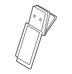 8K0885250A4PK - Body: Storage Compartment for Audi Image