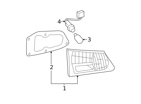 Combination Lamps for 2010 Lexus IS250 #4