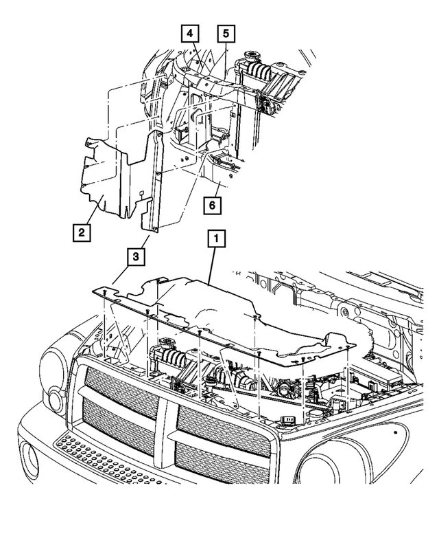 52029058AC - Cooling: Radiator Side Seal for Mopar Image image