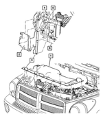 52029058AC - Cooling: Radiator Side Seal for Mopar Image