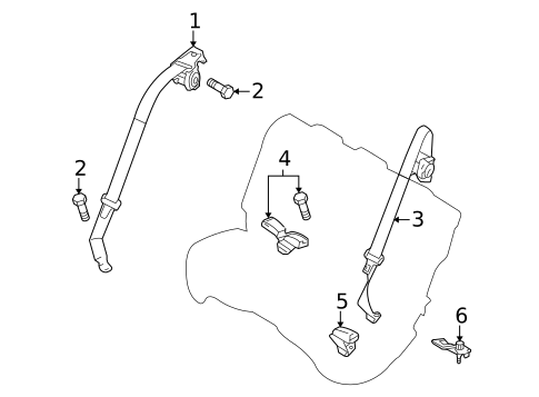 Seat Belt for 2011 Mazda 3 #0