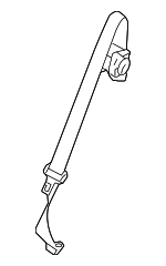 BBY957740B02 - Electrical: Center Belt Assembly for Mazda Image