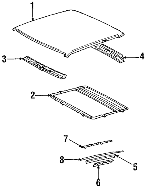 Roof for 1989 Toyota Celica #0