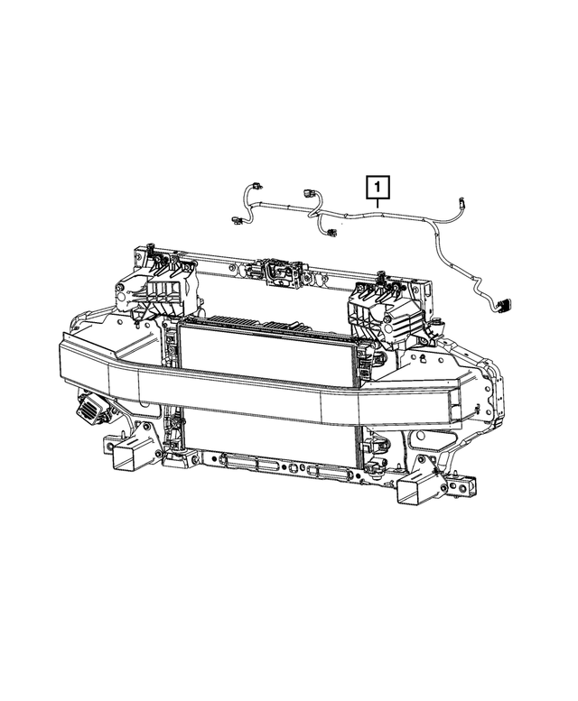 68594100AC - Electrical: Front End Module Wiring for Mopar Image