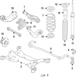 5261130BA01 - : 2023-2025 Honda Accord - Suspension Shock Absorber for Honda: Accord Image