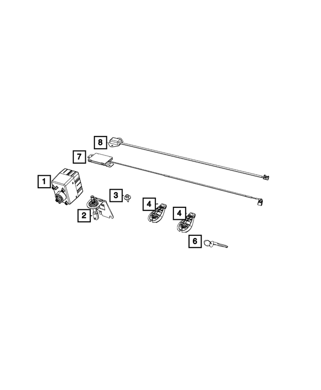 68257920AC - Electrical: Wireless Ignition Node Receiver for Mopar Image