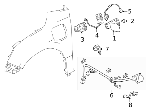 Fuel Door for 2020 Honda Clarity #0