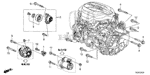 957011205508 - Engine: BOLT, FLANGE (12X55) for Honda Image image