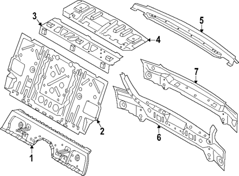 Rear Body for 2024 BMW 750e xDrive #0