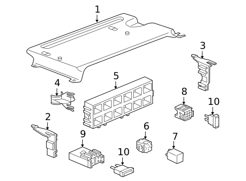 Fuse & Relay for 2013 Porsche 911 #1