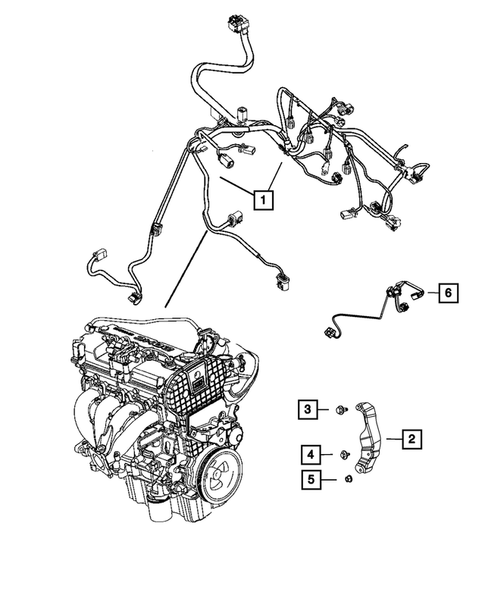 Wiring-Powertrain for 2012 Chrysler 200 #0