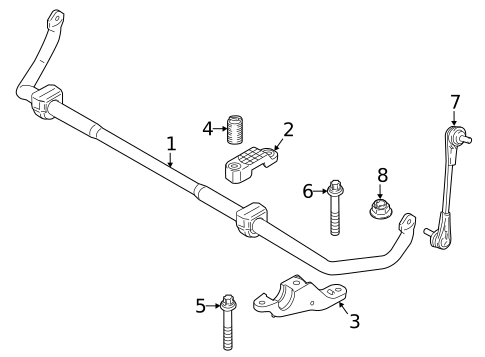 Stabilizer Bar & Components for 2018 BMW 540d xDrive #2