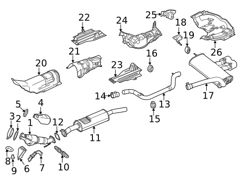 Exhaust Components for 2017 Ford Focus #2
