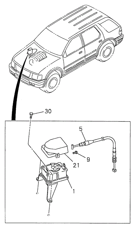 Auto Cruise Actuator for 1999 Honda Passport #0
