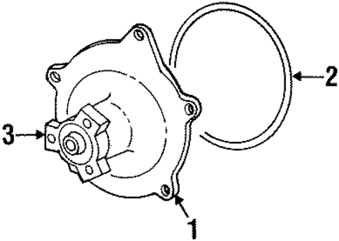 Water Pump for 2000 Dodge Grand Caravan #1