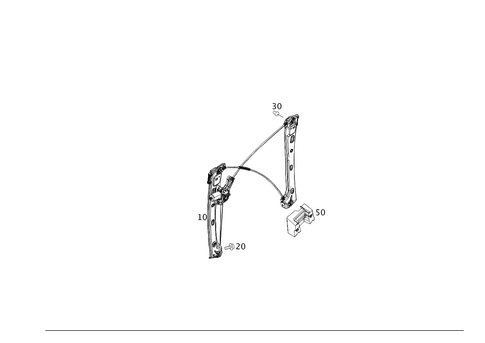 Window Regulator for 2009 Smart Fortwo #0