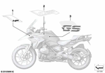 51148406719 - : Lettering Left for BMW-Motorrad Image
