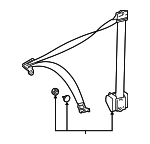 21086058859A86 - Electrical: Outer Belt Assembly for Mercedes-Benz Image
