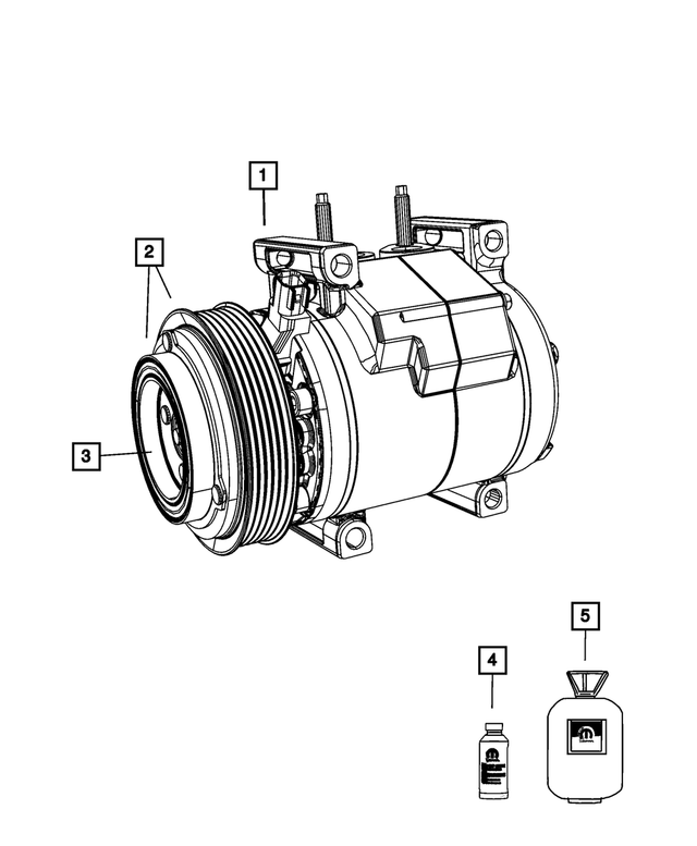 5114554AF - Air Conditioners and Heaters: Compressor Lubricant for Mopar Image image
