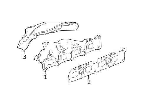 Exhaust Manifold for 2012 Buick LaCrosse #0