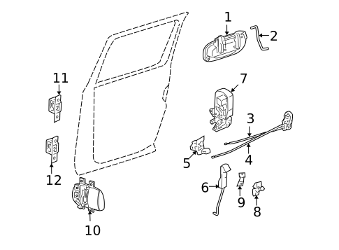 Front Door for 2011 Ram Dakota #1