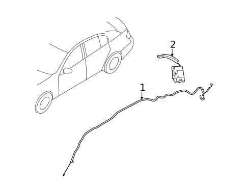 Antenna & Radio for 2007 INFINITI G35 #1