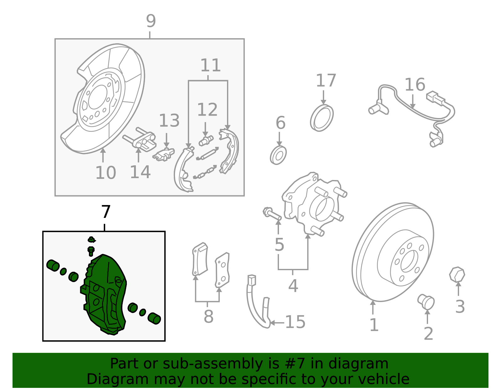 2021-2024 Nissan GT-R Caliper 44011-JF21D | My Nissan Part