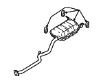 2870026701 - : 2003-2006 Hyundai Santa Fe - Muffler &amp; Pipe for Hyundai: Santa Fe Image
