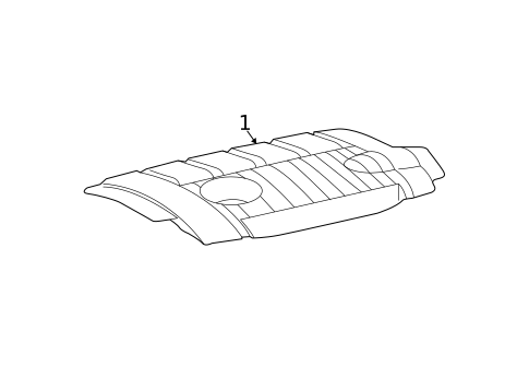 Engine Appearance Cover for 2011 Toyota Sienna #0