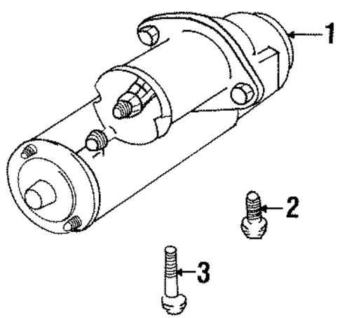 Starter for 2002 Oldsmobile Intrigue #0