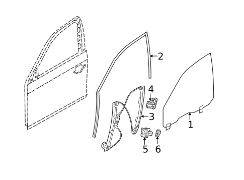 Front Door for 2008 BMW 535xi #2