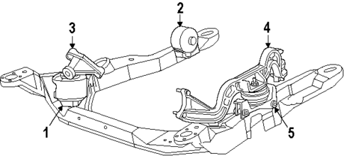 Engine & Trans Mounting for 1996 Ford Taurus #0