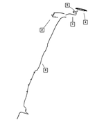 4879444AE - Electrical: Rear Window Wiper Washer Hose Assy for Mopar Image