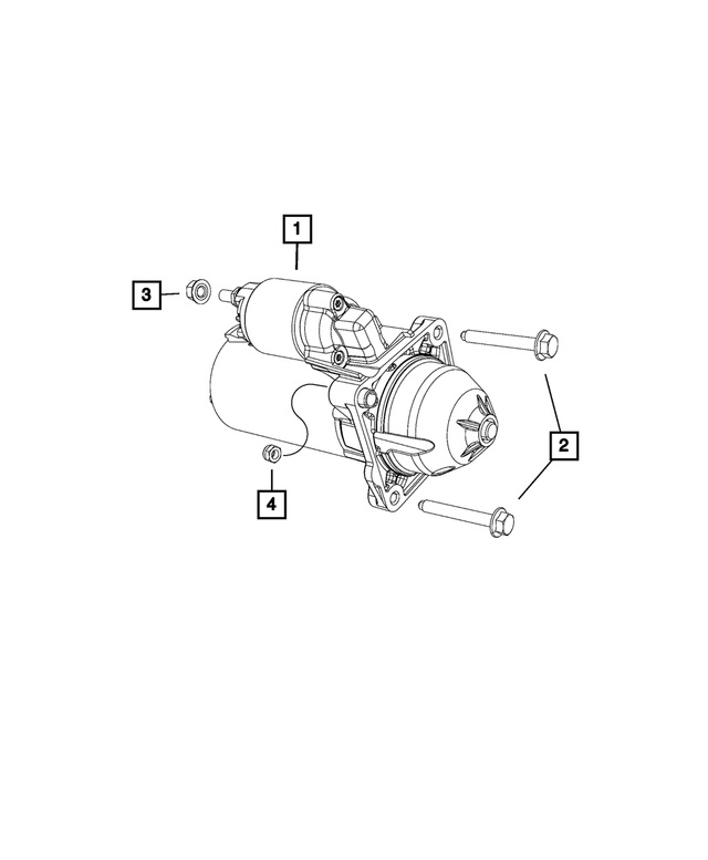 4727610AB - Electrical: Engine Starter for Mopar Image