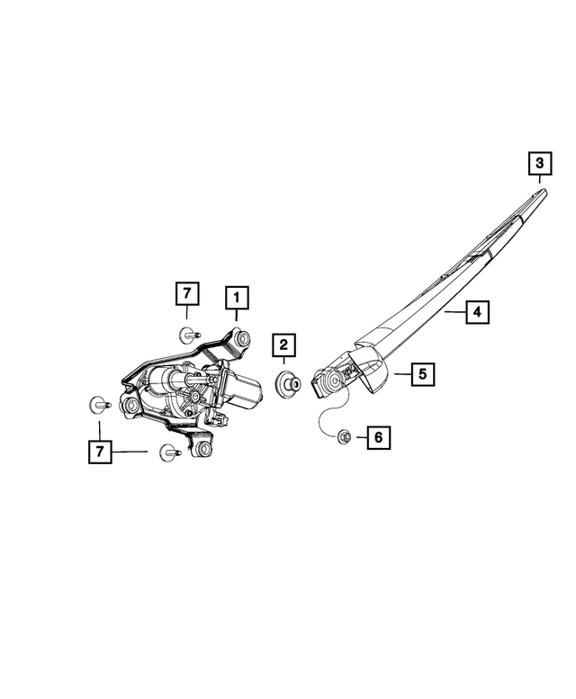 « 6505443AA – Electrical : Tête Hexagonale Vis pour Mopar Image »