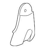 15243892 - Body: Latch Cover for Cadillac: Escalade, Escalade ESV, Escalade EXT | Chevrolet: Avalanche, Silverado 1500, Silverado 2500 HD, Silverado 3500 HD, Suburban 1500, Suburban 2500, Tahoe | GMC: Sierra 1500, Sierra 2500 HD, Sierra 3500 HD, Yukon, Yukon XL 1500, Yukon XL 2500 Image