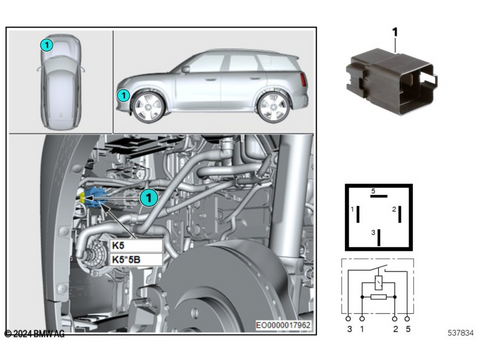 Relay for 2024 Mini Countryman SE ALL4 #1