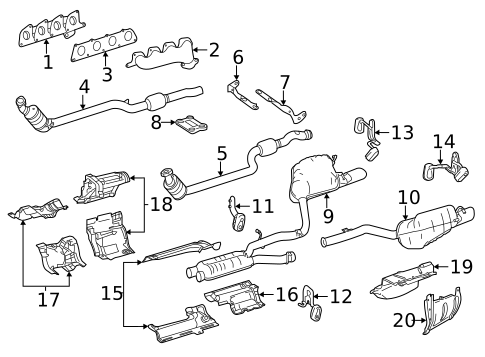 Exhaust Manifold for 2015 Mercedes-Benz C 63 AMG&reg; #0