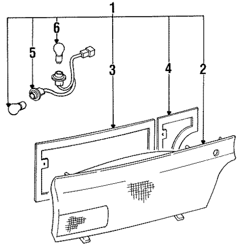 Combination Lamps for 1992 Toyota Previa #0