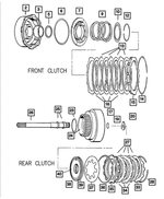 4617157 - Automatic Transmission 4 Speed: Front Clutch Bushing, Front for Mopar Image