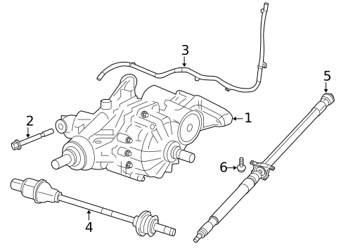 Axle & Differential for 2019 Jeep Compass #0