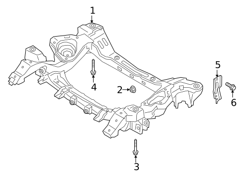 Suspension Mounting for 2019 Kia K900 #0