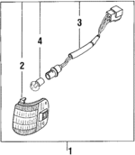 BM8951061B - : Signal Lamp Assembly for Mazda: 323 Image