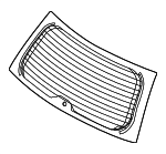 871101D011 - Body: Lift Gate Glass for Kia Image
