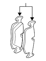34216761238 - Brakes: Brake Pads for BMW: 318ti, Z3 Image