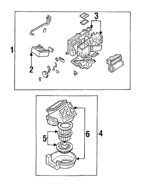 Blower Motor & Fan for 1989 Nissan Pathfinder #0