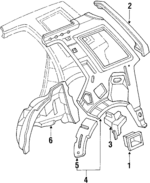 63915SH5A00ZZ - Body: Fuel Pocket for Honda: Civic Image