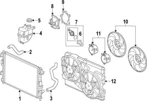 Cooling System for 2008 Saturn Vue #0