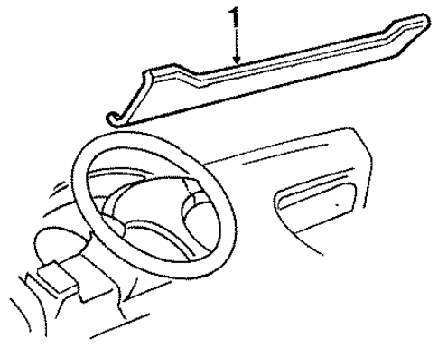 Interior Trim - Roof for 1993 Nissan 240SX #0
